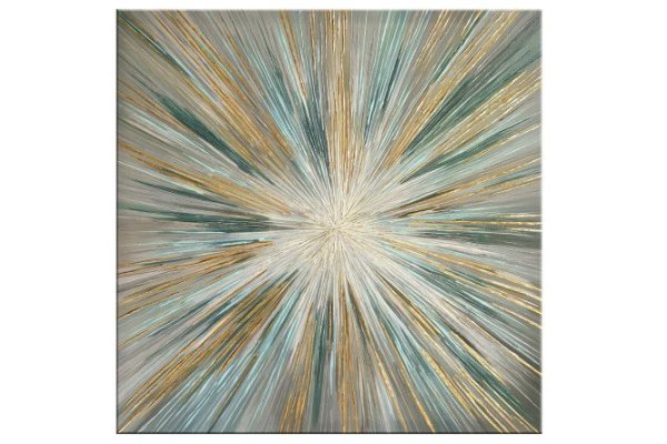 Reproduction of the North Star with decor 80x80 cm