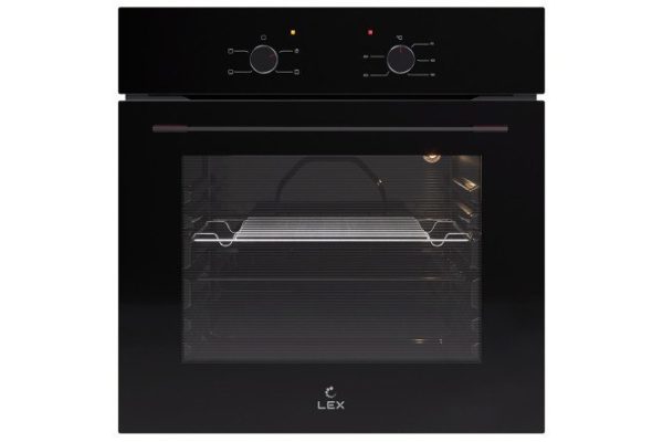 Electric oven LEX EDM 045 BBL, black 59.5x59.5x53 cm