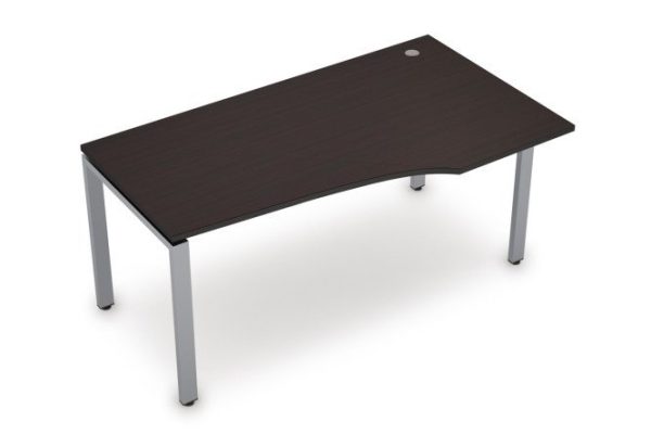 Avance curved table 140x75x90 cm, right