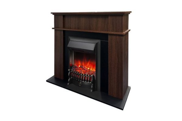 Fireplace set Sevilla STD NT-F315 + Fobos LUX BL floor