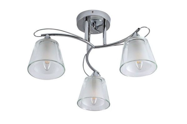 Ceiling chandelier Theresa 9 sq.m., 46x26x46 cm, E14