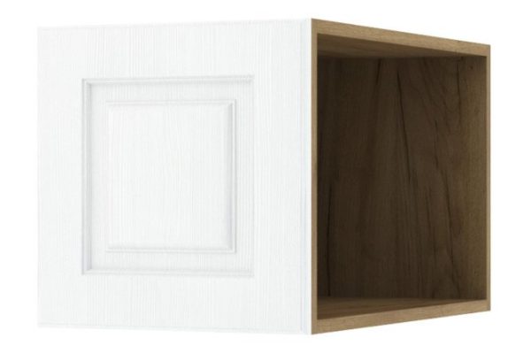 Decorative panel Bella for wall cabinets 35.3x36 cm, white wood color