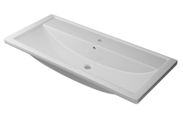 Bathroom sink Foster 291020344 Semi-built-in, 100x17.5x45.5 cm