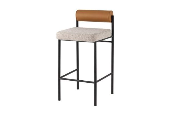 ncv4hic8z0jokcg324mc88ct502njf3z.jpg Bar stool Balla 41x83x51 cm, upholstery color beige, legs black