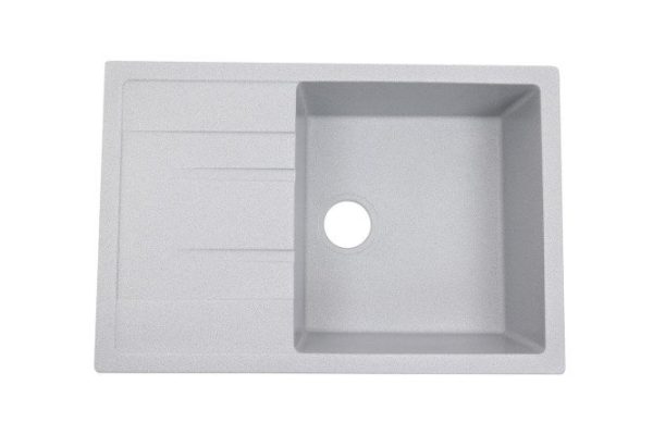 Built-in sink ALCORA Amina 5615S-18 with drainer 64x50.5x18.5 cm