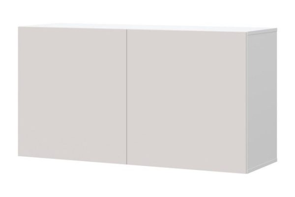 Cabinet Oscar Moon 120x64 with doors, white / Santiago soft