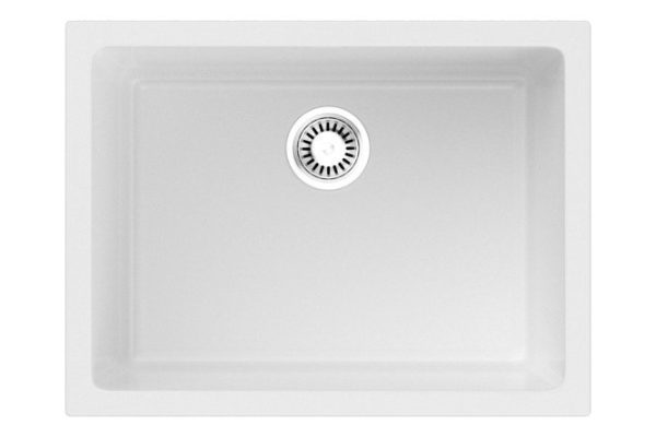 Inset sink OMOIKIRI Okinoshima 61-U/I-WH Glossy 4993256 61x46x23 cm