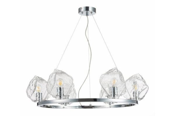 Hanging chandelier ST LUCE Portici 12 sq.m., 82x22x82 cm, E14
