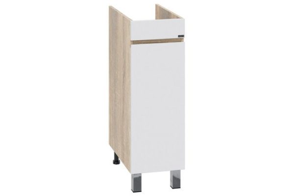 Floor stand SANTA Mars 1 door 29 cm, frame color amber, facade white