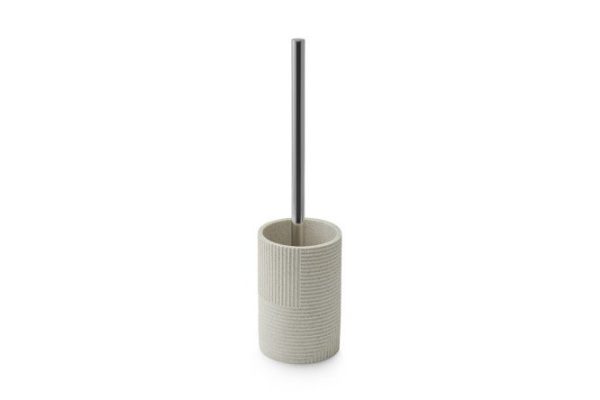 Toilet brush in stand EVIO Nevada 9.3x37x9.3 cm, Polyresin