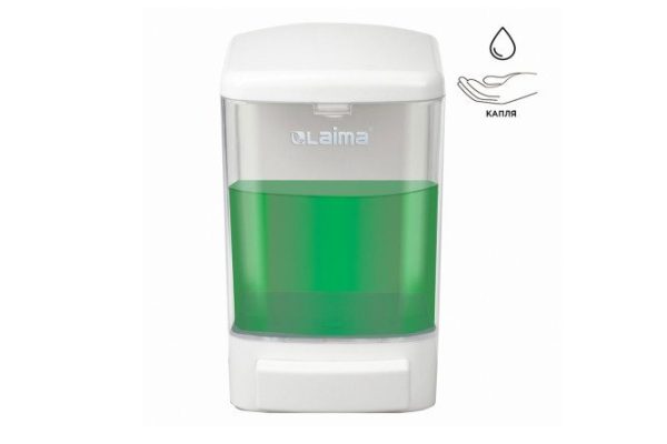 Laima 601794 wall-mounted liquid soap dispenser 1000 ml, Plastic, screw fastening