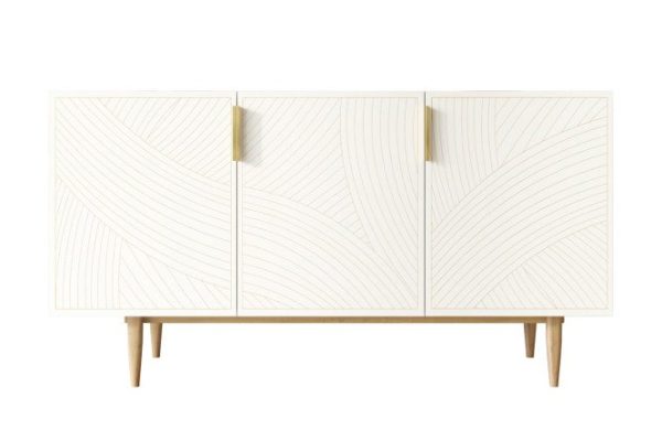 Line chest of drawers with 3 doors