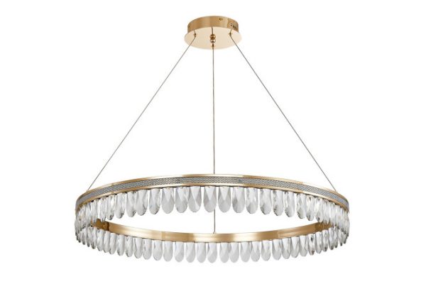 LED pendant chandelier FAVOURITE Palatium 21.5 sq.m., 80x10x80 cm, LED