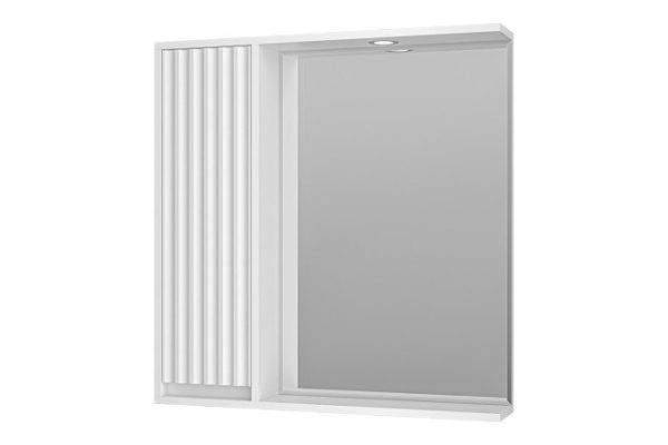 Mirror cabinet Balaton 80 BAL-04080-01-L with LED lighting 77.5x80x14 cm, Left