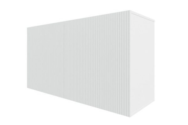 Cabinet Oscar Amelie 120x64 with doors, white / talc wave