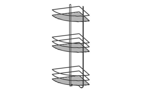 Corner shelf 3-tier P03321 wall-mounted 20x58.5x20 cm