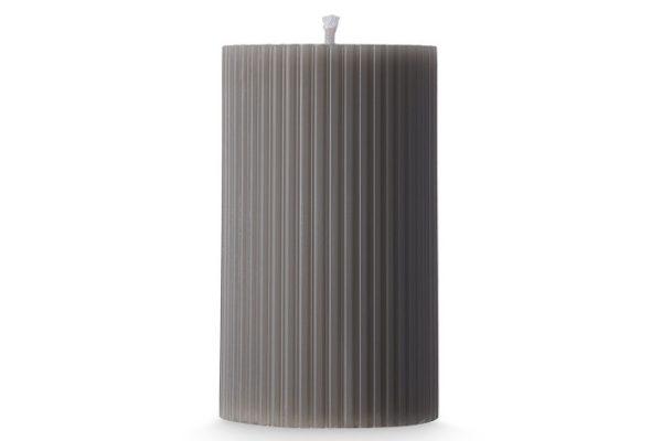 Candle Hall Ribbed 10 cm