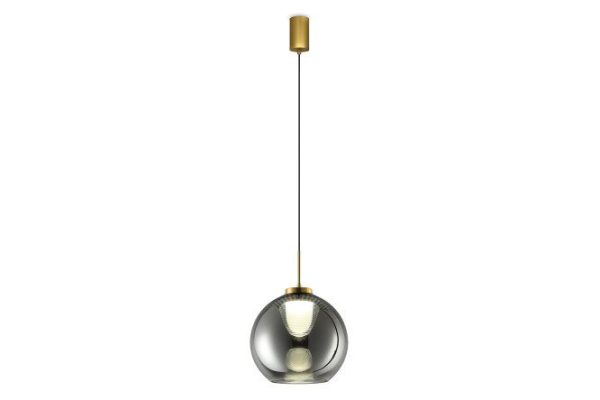Hanging lamp FREYA Modern Fume 8 sq.m., LED, 16.5 cm