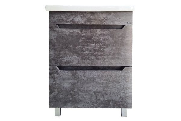Floor stand Stone 78 cm, frame color gray, facade gray