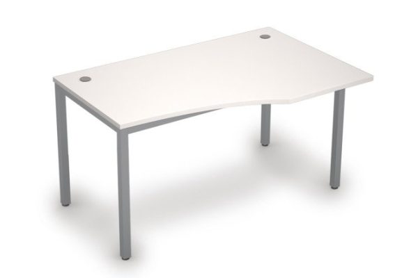 Curvilinear table right Avance 140x75x90 cm