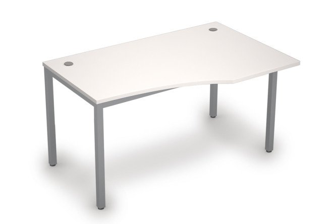 Curvilinear table right Avance 140x75x90 cm