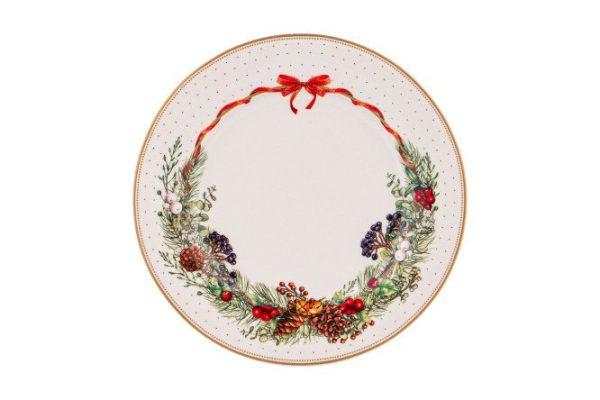 Celebration Porcelain Snack Plate, 20.5 cm