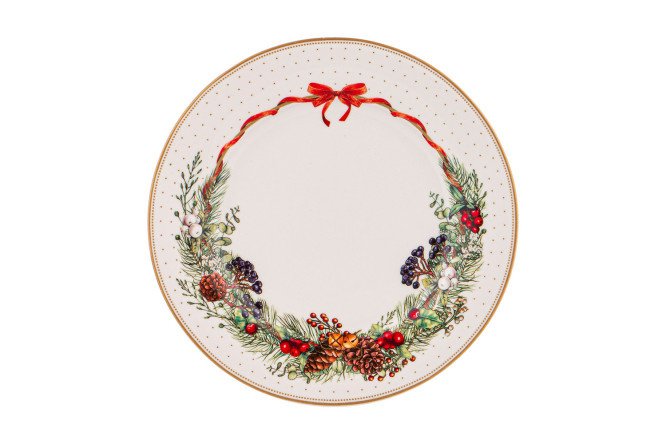 Celebration Porcelain Snack Plate, 20.5 cm