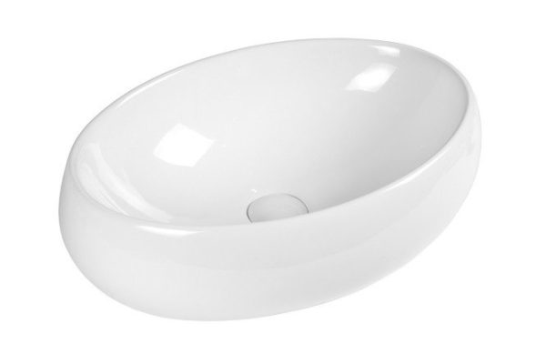 Surface-mounted sink BOND Oval S58-490 Surface-mounted, 49x14.5x35 cm