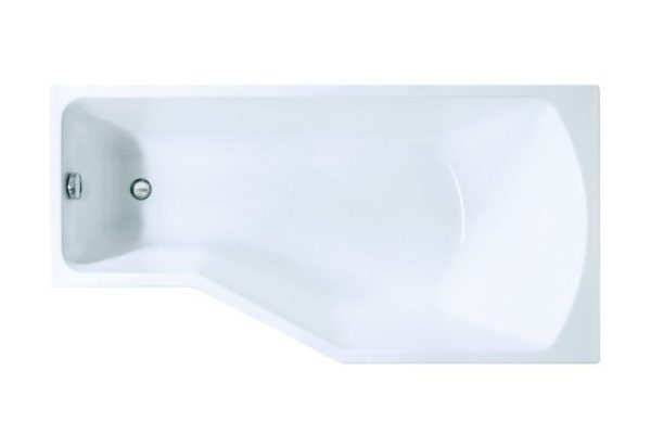 Bathtub Marka One Convey R, white 170x75 cm
