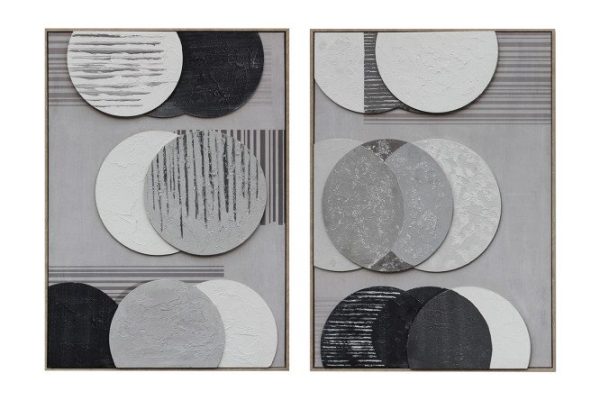 Set of framed reproductions Sphere