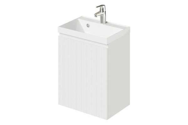 Hanging cabinet Kate 49.4 cm, frame color blanzhe, facade blanzhe