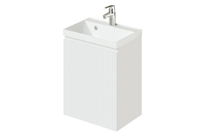 Hanging cabinet Kate 49.4 cm, frame color blanzhe, facade blanzhe