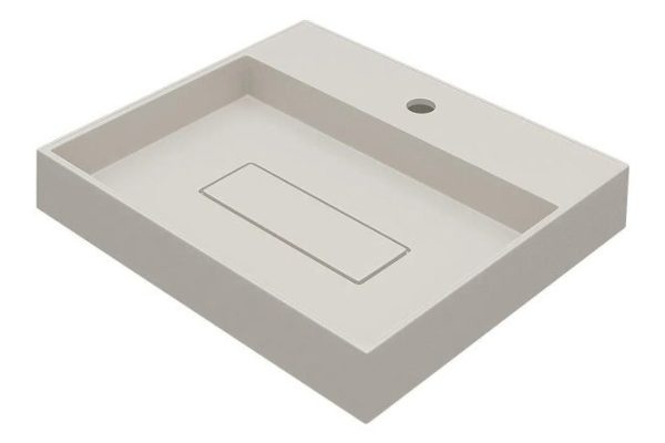 Bathroom sink Tanos Quartz 291030048 Countertop, 50x10x42.5 cm