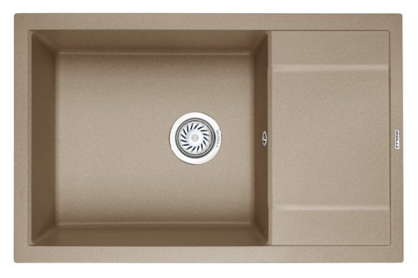 Inset sink with drainer GRANULA 7805 78x50x20 cm