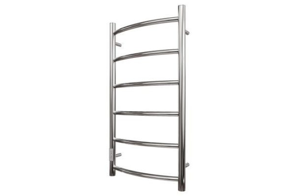 Electric heated towel rail POINT Athena P6, chrome PN04758 53.2x80x10 cm