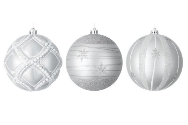 Set of Christmas balls Hall EG01-PE4B 3 pcs.
