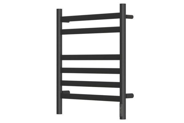 Electric heated towel rail POINT Selena P6, black PN16856B 53.2x60x8.7 cm