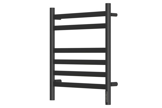 Electric heated towel rail POINT Selena P6, black PN16856B 53.2x60x8.7 cm