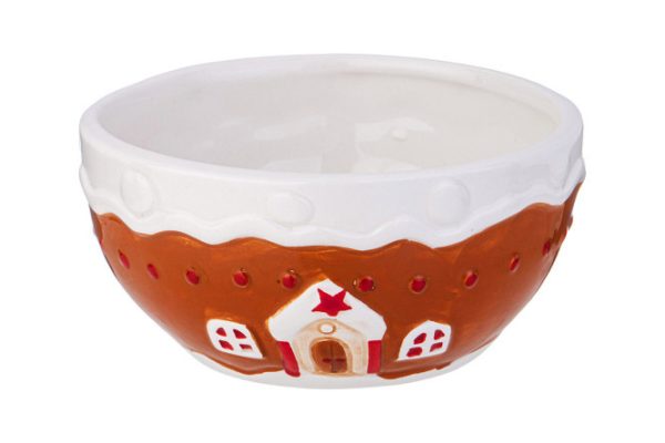 Salad bowl Gingerbread house
