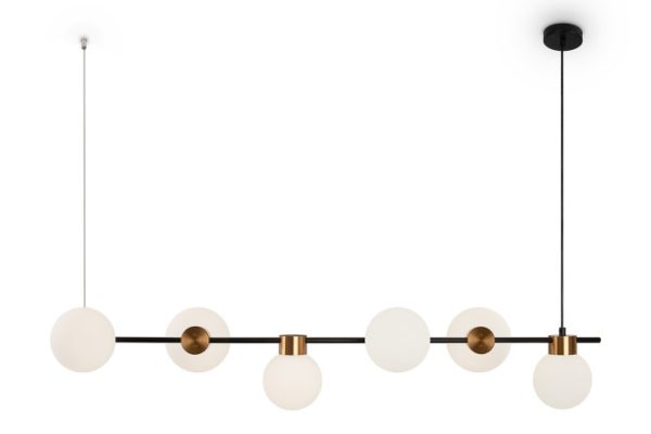 Hanging lamp FREYA Modern Gatsby 12.5 sq.m., 118x170x28 cm, G9