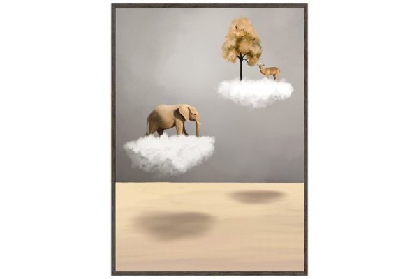 Reproduction in frame Cloud Dream 53x73 cm