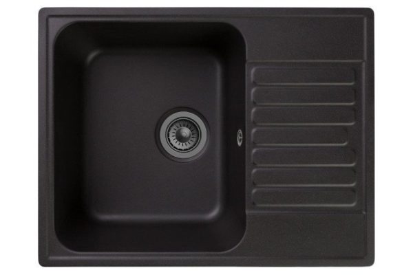 Inset sink with wing Prima RF0460BL 48x62x20 cm