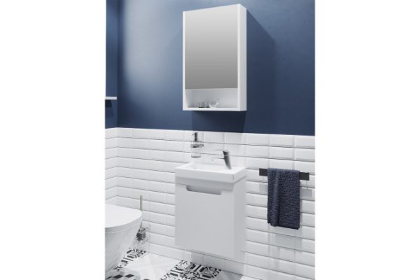 Bathroom furniture RUNO Micra 40, white