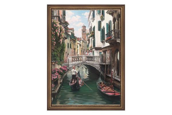 Reproduction in frame Blooming Venice 59x79 cm