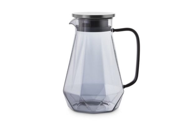 Jug with lid EVIO Grace 1.3 l, Glass