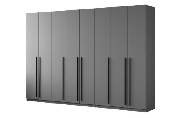 Wardrobe Sofia 8-door, graphite color
