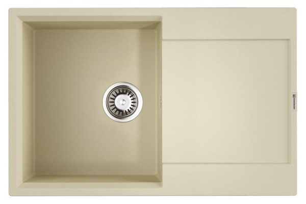 Inset sink with wing OMOIKIRI Daisen 78T-BE 4993521 78x51x23 cm