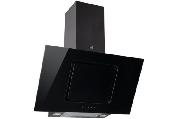 Hood MBS Camellia 190 glass black, color black, 90x97x41.7 cm