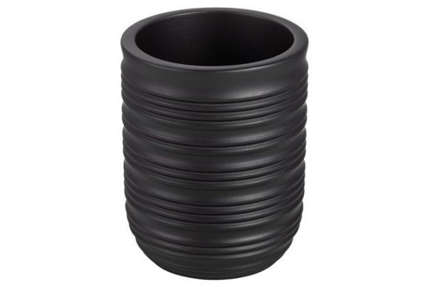 Cup for toothbrushes Sandy 7.8x10.2x7.8 cm, Polyresin