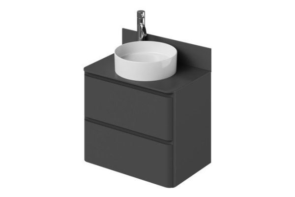 Hanging cabinet Roberto 69.3 cm, frame color graphite, facade graphite